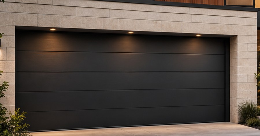 Detal bramy garażowej